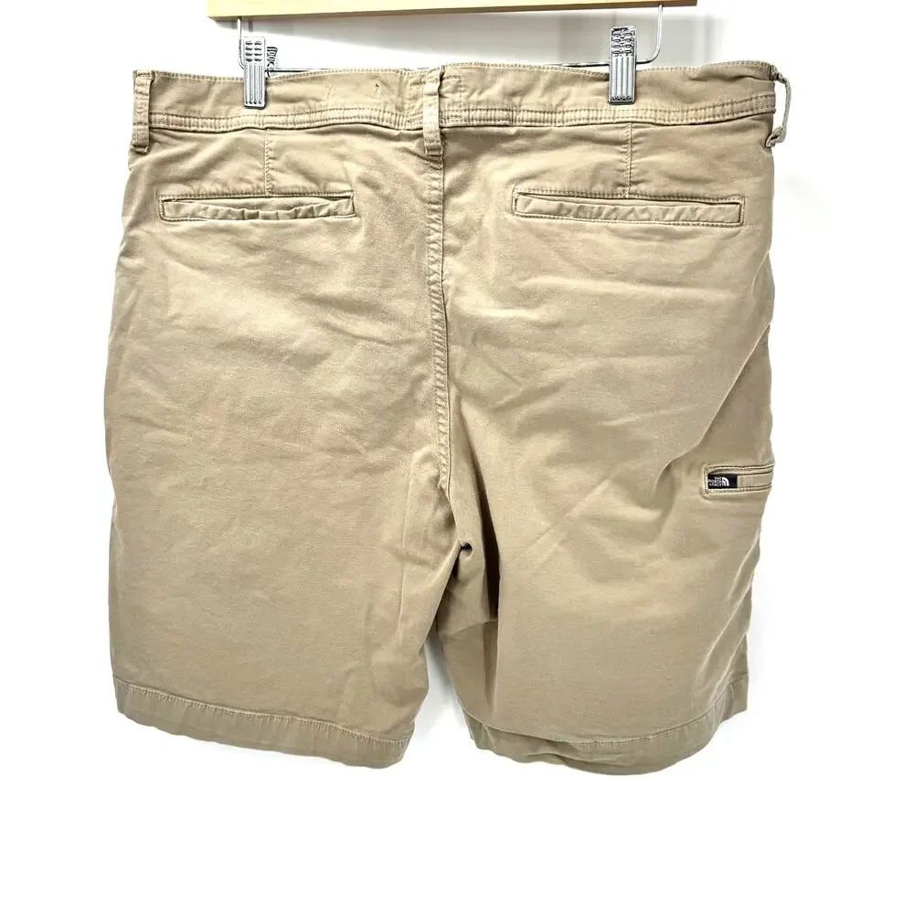 The North Face Shorts Mens 40‎ (38x9 ACTUAL) Khaki Tan Chino Outdoor